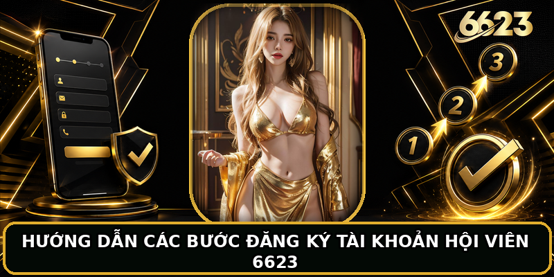 Hướng dẫn các bước đăng ký tài khoản hội viên 6623
