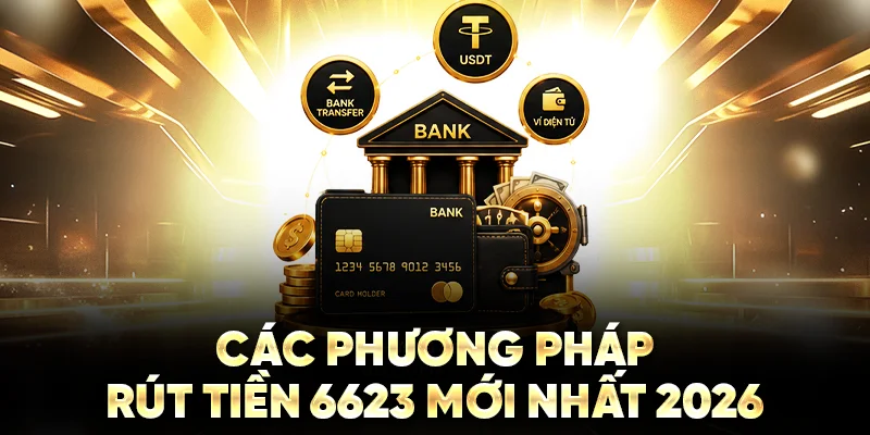 Các phương pháp rút tiền 6623 mới nhất 2026