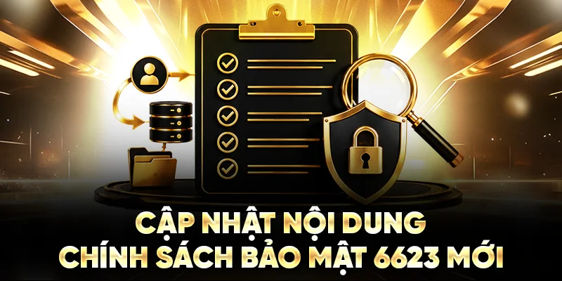 Cập nhật nội dung chính sách bảo mật 6623 mới 