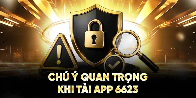 Chú ý quan trọng khi tải app 6623