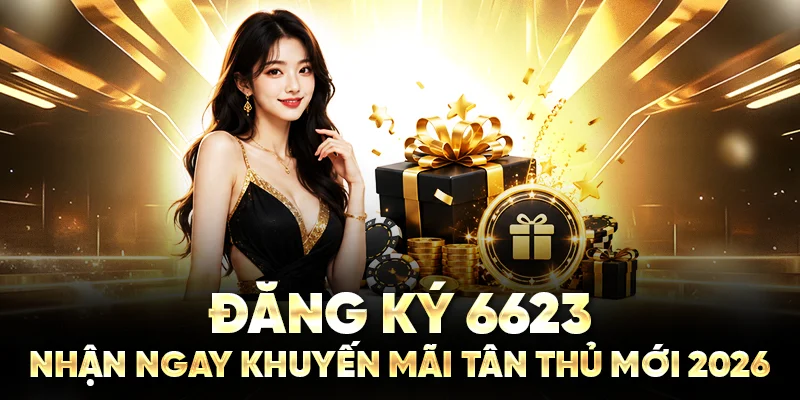 Đăng Ký 6623 Nhận Ngay Khuyến Mãi Tân Thủ Mới 2026